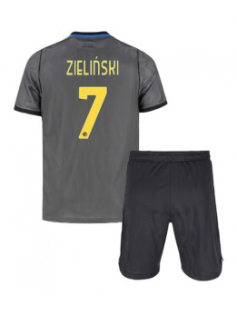 Inter Milan Piotr Zielinski #7 Replika Tredje Kläder Barn 2026-27 Kortärmad (+ byxor)
